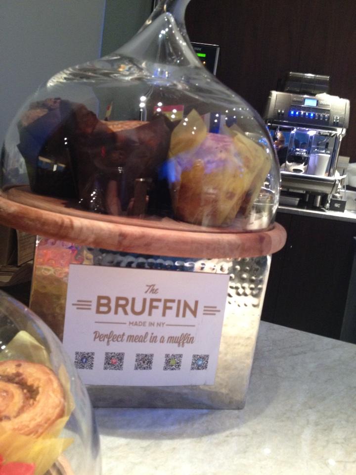 JaneCStevenson's tweet photo. #bruffin new word via breakfast/muffin hybrid @ConradNewYork #thisisnewyorkcity http://t.co/auWiKhdyJi