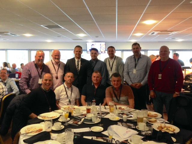 thomas_eco's tweet photo. #LeeTrundle the Ex #SwanseaCityStriker joins the TEC and @stg_ltd Team for the Swansea v Everton game http://t.co/Aizzjcxsjl