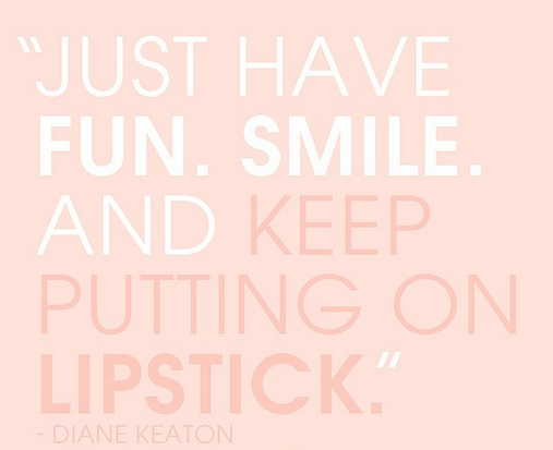 Don't forget your lipstick! #mondaymotivation