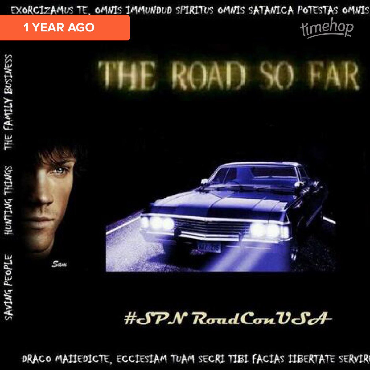 Wayward_Dreamer's tweet photo. Look at what was in my @timehop! @SPNRoadConUSA so happy I was a part of this!  http://t.co/zHGpisGSgg http://t.co/D1EQxt4Unj