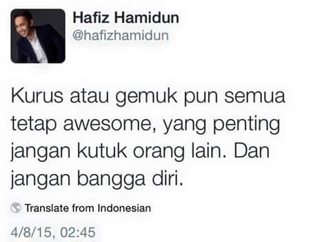 mohlizadin's tweet photo. Peringatan untuk diri sendiri :) http://t.co/4bf0EDmkjN