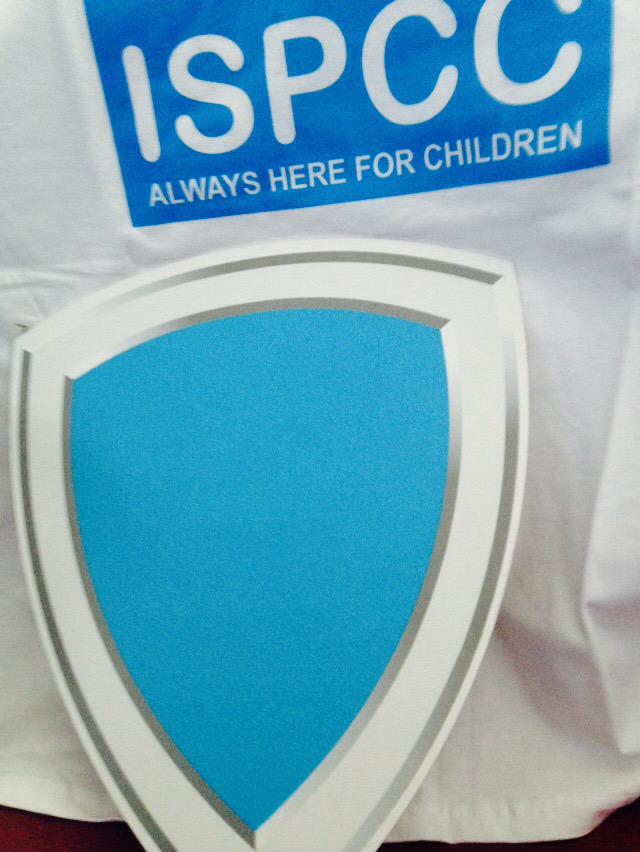 Dkitmasters's tweet photo. @DKIT4ISPCC shield ready for the off. #dkitheroes http://t.co/V7bq309vwe