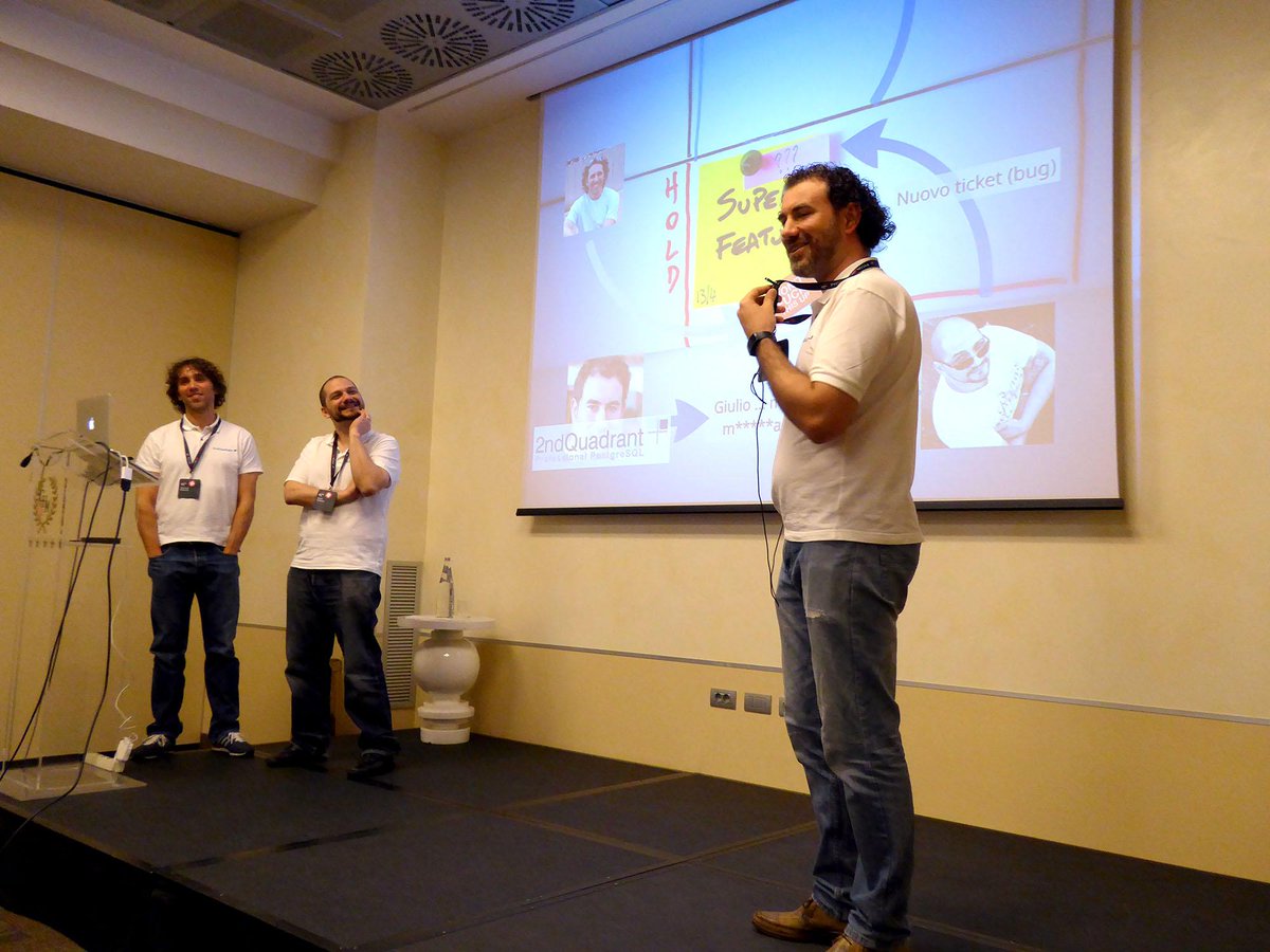 2ndquadrant_it's tweet photo. Un ringraziamento speciale a tutti gli organizzatori di #pycon6, un fantastico evento! Contate su di noi per il 2016! http://t.co/cFaWTV9fsM