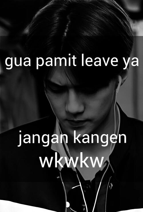 exothn's tweet photo. @vouzmevoyex nak, gua pamit leave ya. Jaga diri baik2 http://t.co/Sv8LWF3l2H