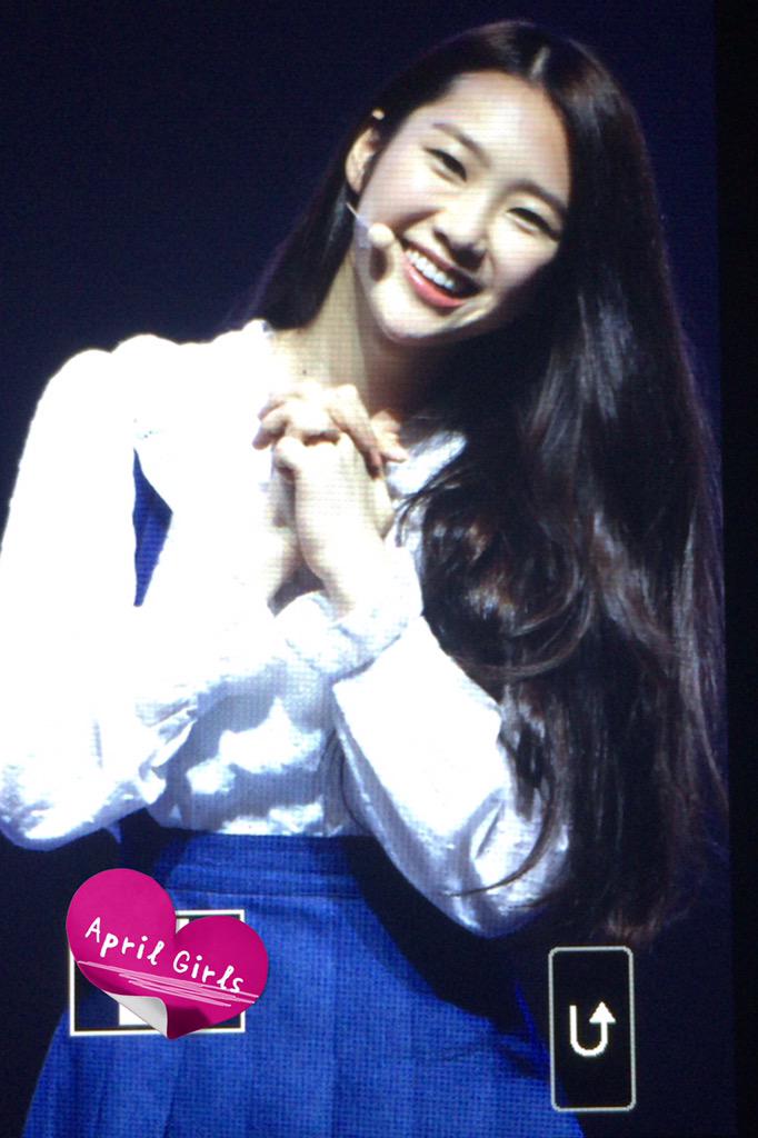 150420 #오마이걸 데뷔 쇼케이스 - 마지막으로 하나씩 더 ^_^❤️