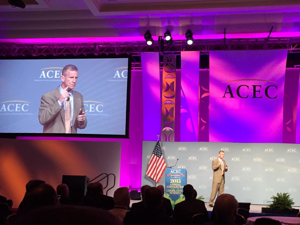Brown Engineers (@brownengineers) on Twitter photo Enjoyed listening to <a href="/StanMcChrystal/">Stan McChrystal</a> on Lessons in Leadership at <a href="/ACEC_National/">ACEC_National</a> Annual Convention. #ACECSpring2015 Enjoyed listening to <a href="/StanMcChrystal/">Stan McChrystal</a> on Lessons in Leadership at <a href="/ACEC_National/">ACEC_National</a> Annual Convention. #ACECSpring2015
