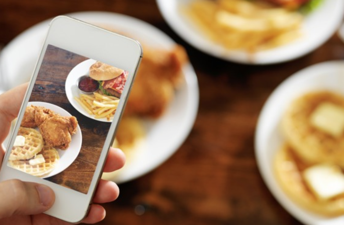 TheAtlantic's tweet photo. What food porn does to the brain: the psychological appeal of looking at food you can't eat http://t.co/nv3QfWGyzm http://t.co/81lnN7GCnL