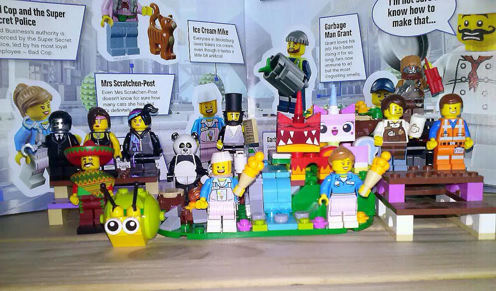 Spinneretsworld's tweet photo. My #TheLEGOMovie Figures @LEGOBenny @MBGMinifigures @LegoLoft @TheLEGOMovie @LegoGenre @MindMakeLego @minifigforlife http://t.co/FGwkxvDQpr