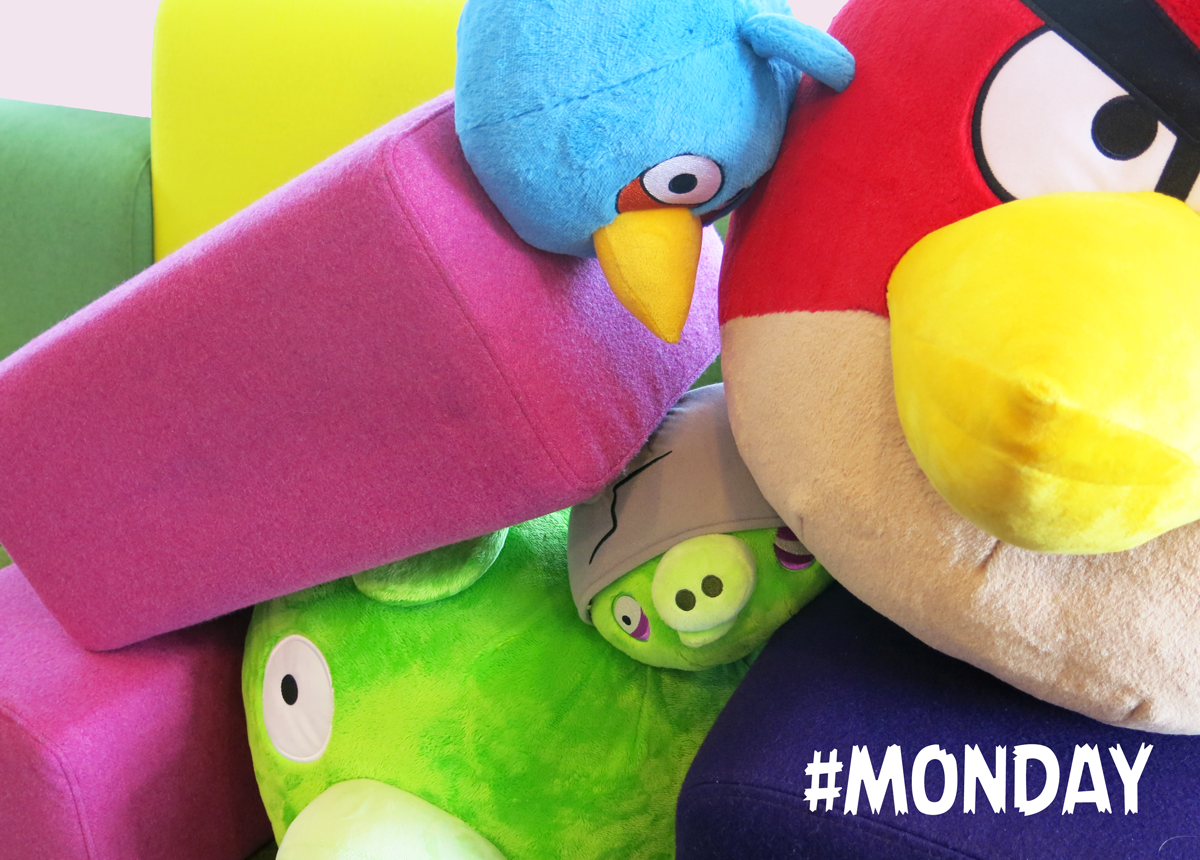 AngryBirds's tweet photo. #CorporalPig is not having the best of days... #Monday http://t.co/RYBj8JIIQN