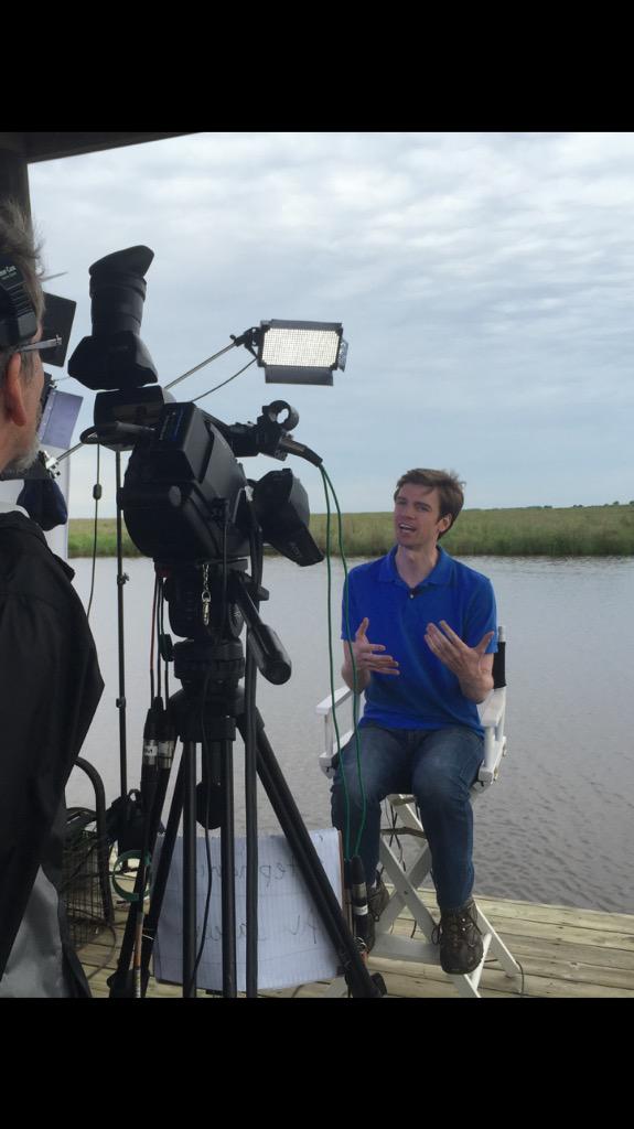 emschatzel's tweet photo. @NWF's @Collin_OMara in Louisiana discussing wildlife impacts 5 years after Gulf oil spill. #makeBPpay #makeBPrestore http://t.co/7uSoN77bTk
