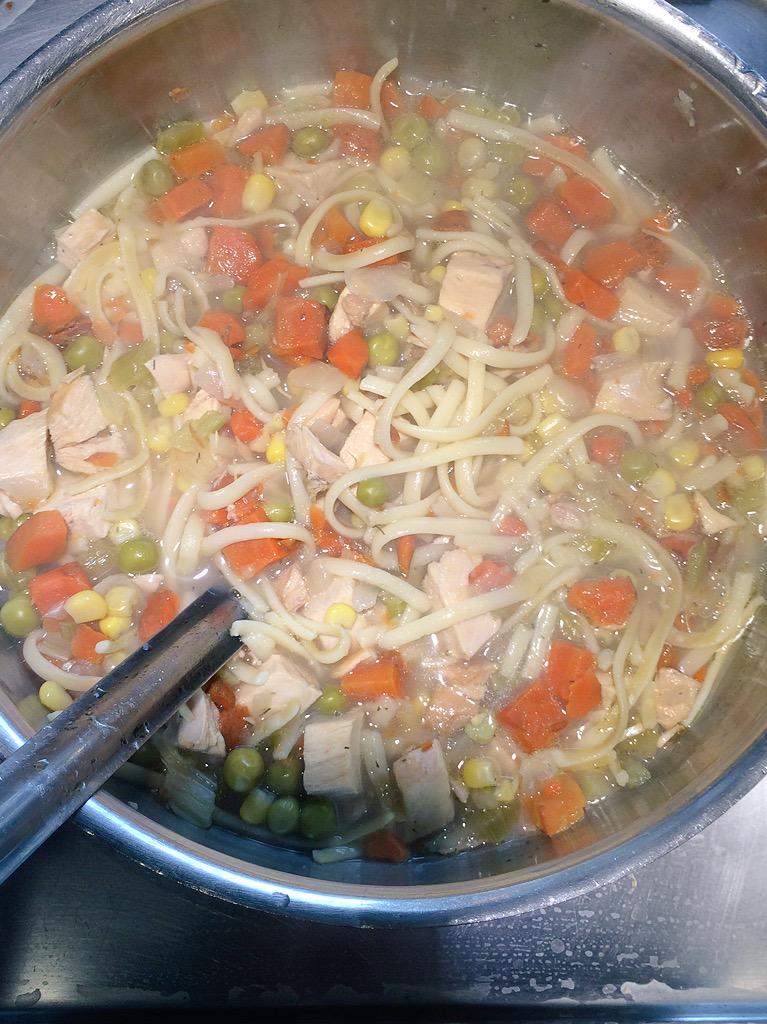 ctmuffinBK's tweet photo. Perfect day to warm up with some delicious chicken noodle soup. http://t.co/xcnpIwnrh4