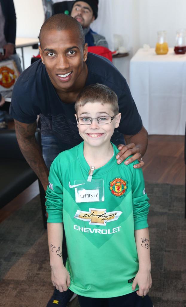 youngy18's tweet image. Genuinely one of the perks of the job, so rewarding, thanks @MU_Foundation #MUdreamday