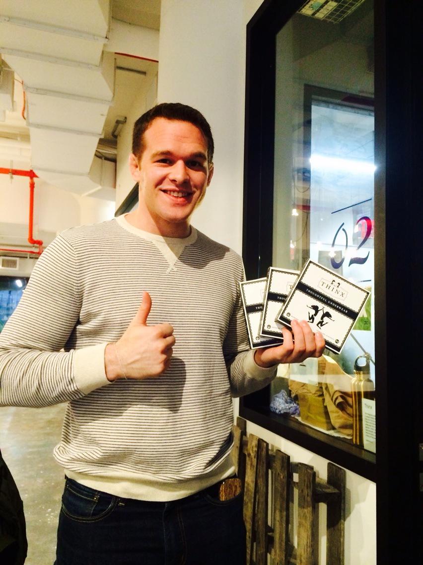 Thinx's tweet photo. Real men buy THINX...for their mother-in-laws! @hudsonism @AthleteAlly thanks for making our Monday AM! #Manspo http://t.co/PBMohU3fIz