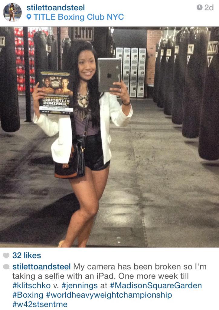 w42st's tweet photo. High 5s to Marisa Watts, winner of our #w42stsentme #boxing comp. thanks to all other entries for a good clean fight. http://t.co/SgCya8qDuQ