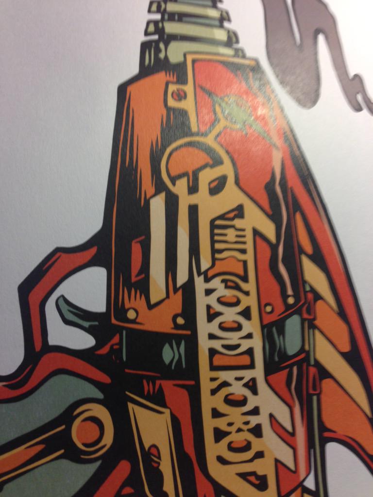 thelastromanov's tweet photo. Thank you so much @ThisGoodRobot for the awesome poster and cd #LLTGR http://t.co/IyhPMcpMxx