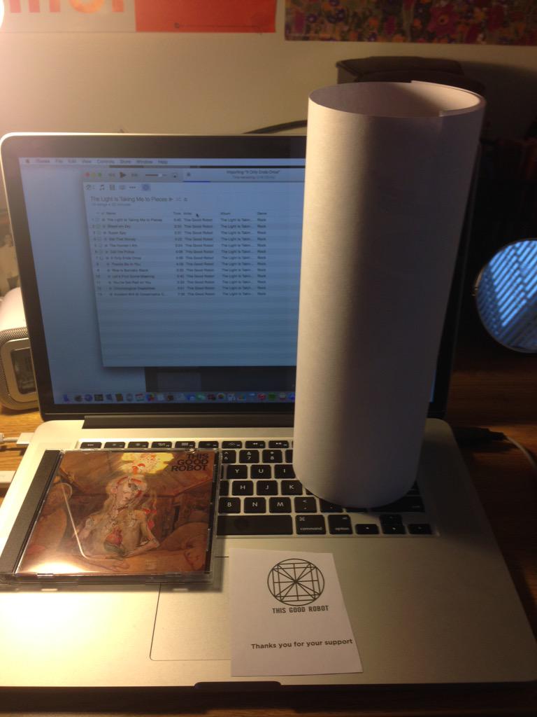 thelastromanov's tweet photo. Thank you so much @ThisGoodRobot for the awesome poster and cd #LLTGR http://t.co/IyhPMcpMxx