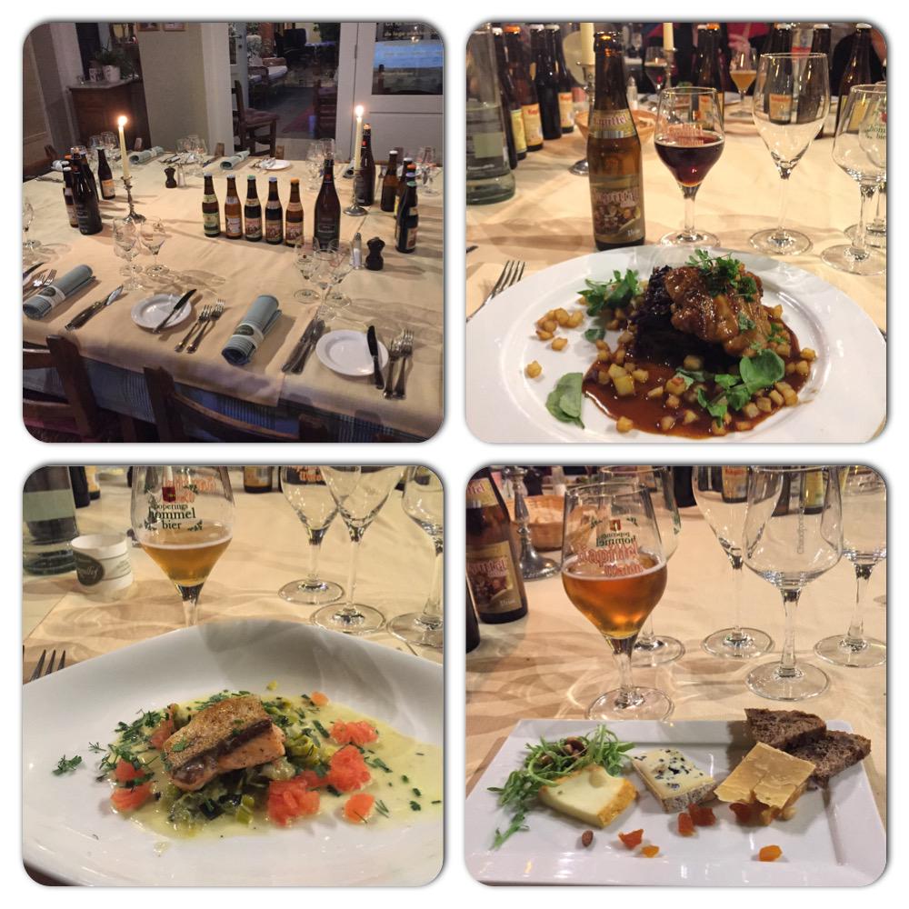 david_zet's tweet photo. “@maltsethoublons: Accords mets et bières avec la Brasserie Hommel lors du #BFBTOUR http://t.co/Kf1JgvooBO” // #want #now !