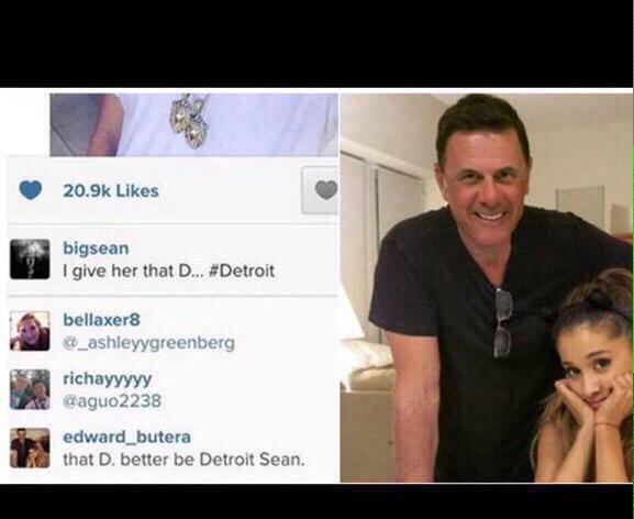 MISTER_GIA's tweet photo. ARIANA'S DAD TOLD BIG SEAN WHATS UP ON HIS INSTA POST http://t.co/eL5DRu1XzH