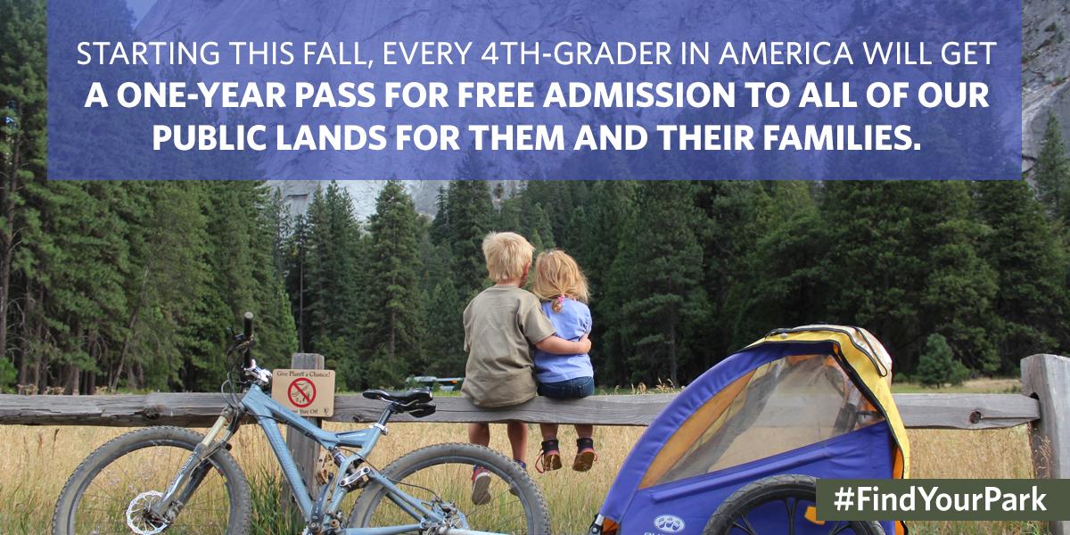 ctrumb's tweet photo. Can't wait to explore with my 4th grader! MT @WhiteHouse: Every kid should be able to enjoy America's great outdoors http://t.co/6hh5N09jOp