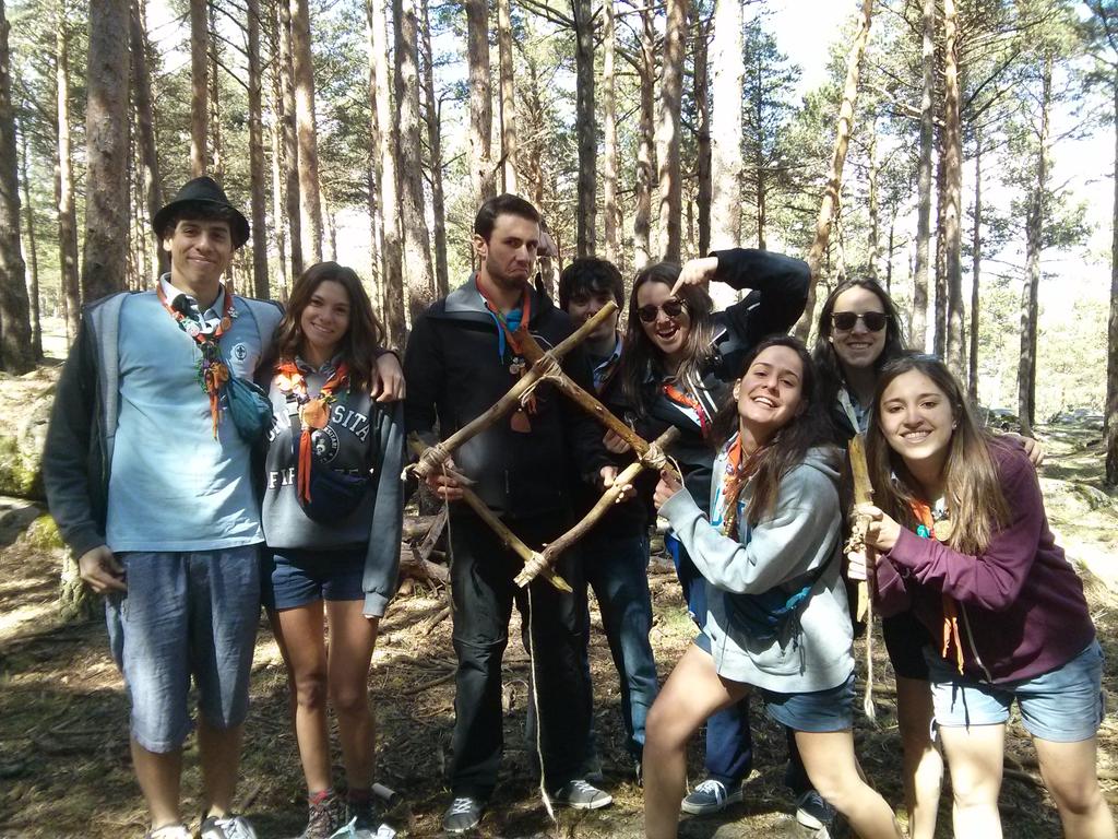 Aquí van algunas fotos de la acampada de jefes en la actividad de técnica!!