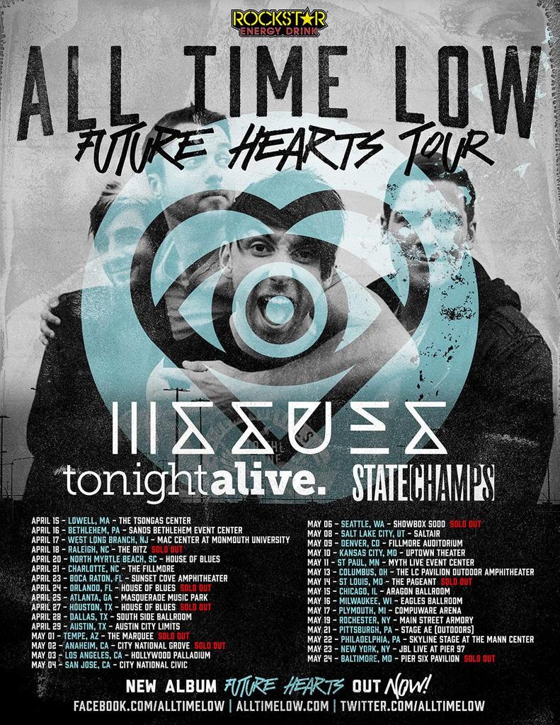 VALKAMsays's tweet photo. @AllTimeLow #FutureHeartsTour @SSBallroom #Dallas 4/28 w/ @Issues @TonightAlive @State_Champs  http://t.co/Ld4z1Kk4YU http://t.co/edVa6VervC