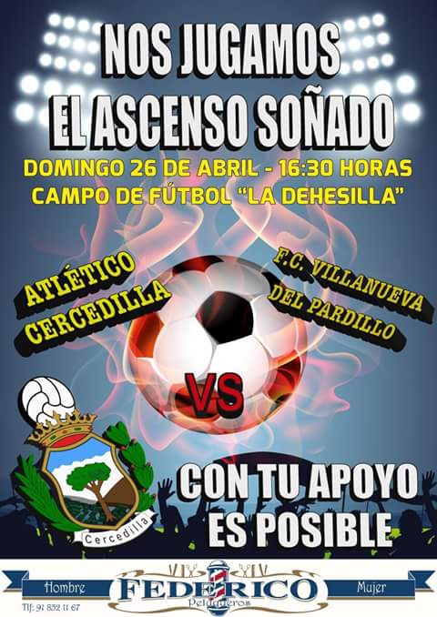 AtCercedilla's tweet photo. #NosJugamosElAscenso http://t.co/03evKjJgD4