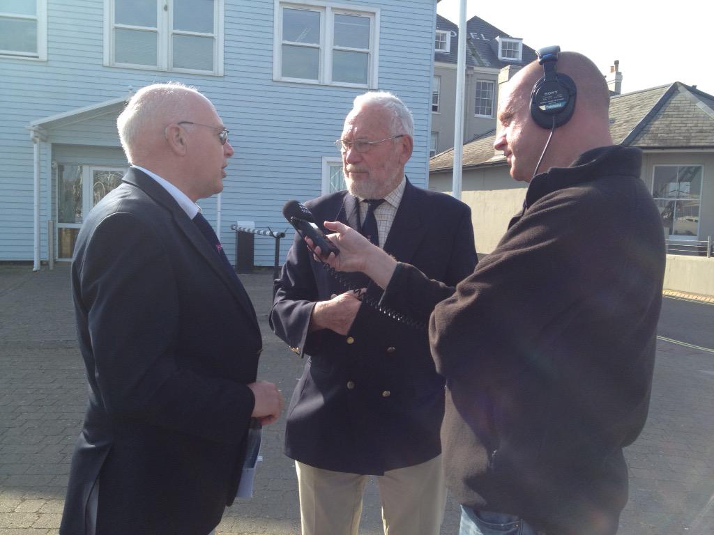 Sail the Wight official launch with <a href="/AgeUKIW/">Age UK Isle of Wight</a> at East Cowes SC and Sir Robin Knox Johnston @H2O_onthewater in Cowes