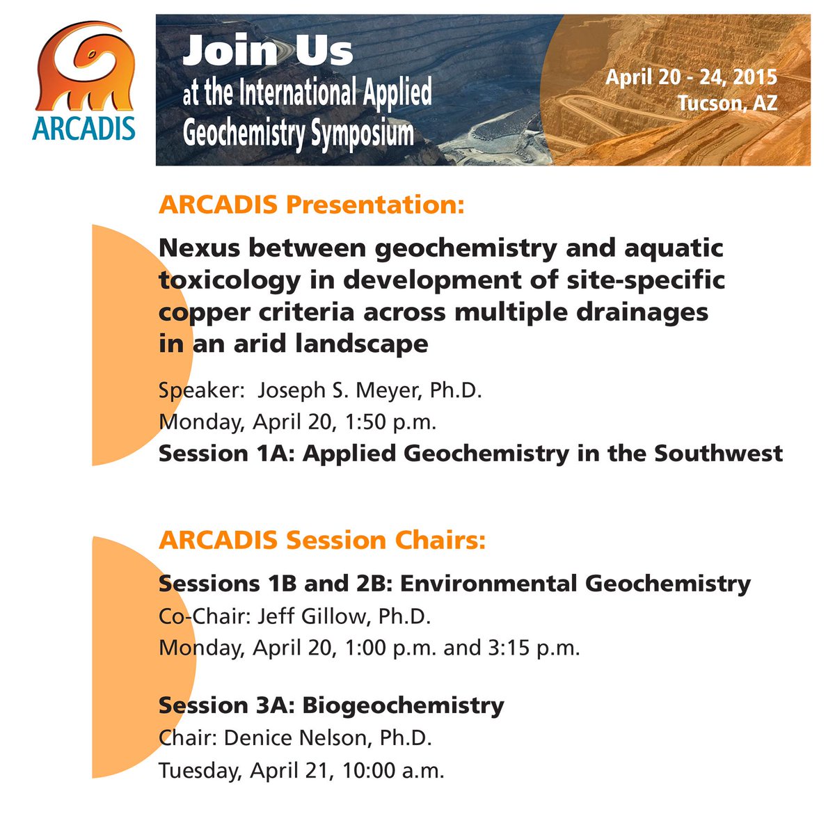 Arcadis North America (@arcadis_na) on Twitter photo Today <a href="/AAGeochemists/">Applied Geochemists</a> IAGS, #ARCADIS experts present applied geochemistry and environmental geochemistry. Today <a href="/AAGeochemists/">Applied Geochemists</a> IAGS, #ARCADIS experts present applied geochemistry and environmental geochemistry.