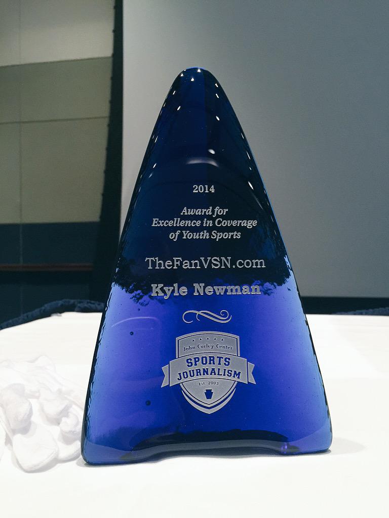 TheFanVSN's tweet photo. Again—Thank you, northern Indiana, for helping http://t.co/dvwbVnGZuP win a national journalism award http://t.co/4gIp9niRrw