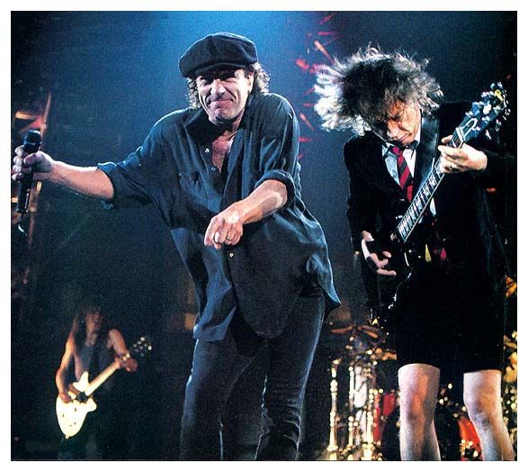 AC/DC on stage!
