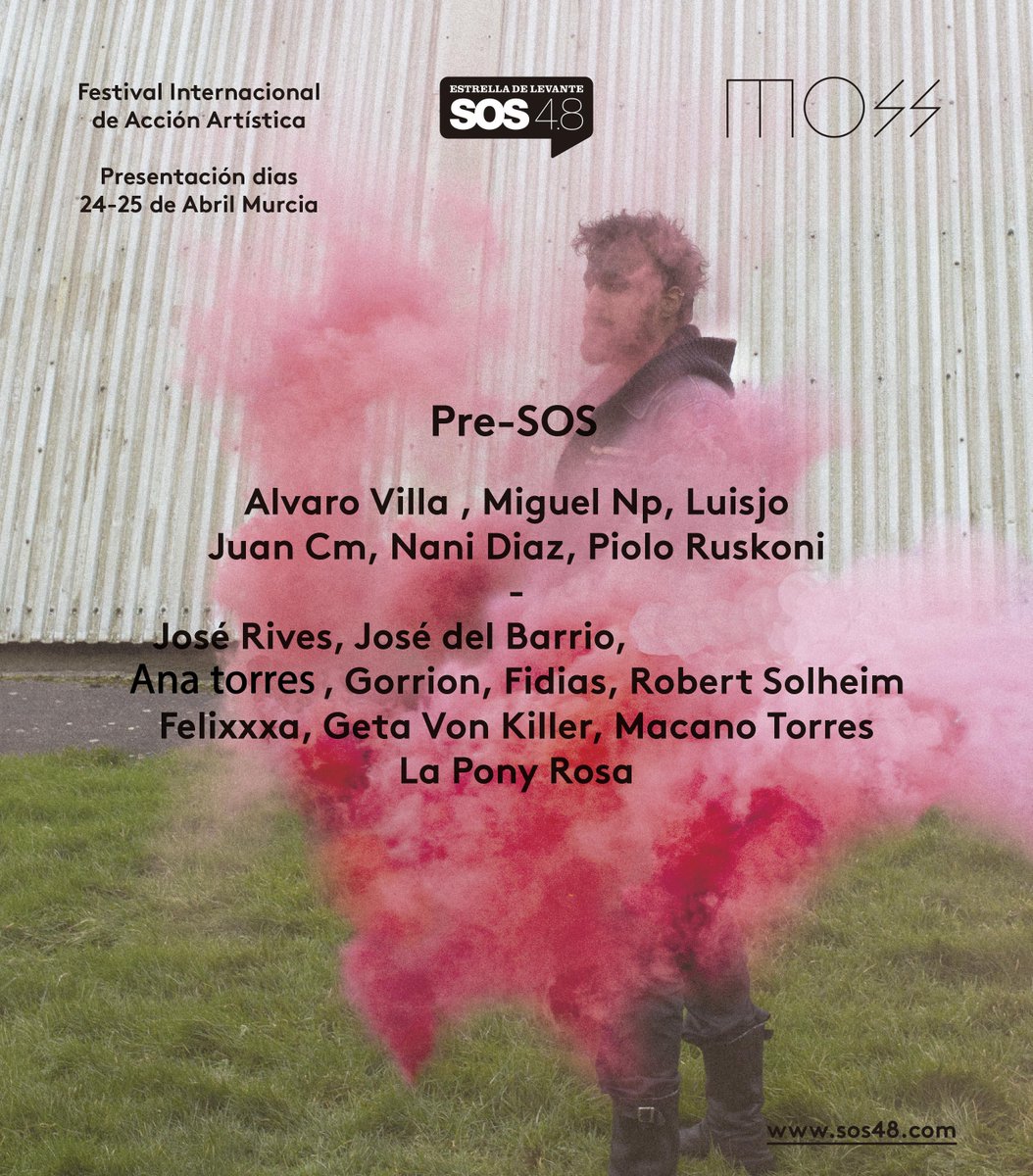 Pre-S.O.S. 4.8 / 24 y 25 de Abril / Evento · on.fb.me/1FGhWS6 
#PreSOS48Moss #WeekendClub #WelcomeToTheHallway