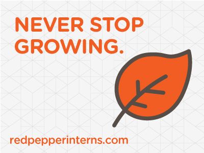 redpepper's tweet photo. Seeding a new crop of interns for summer: Come grow with us.
http://t.co/PlUUgdFXXa http://t.co/DSORywAqCE