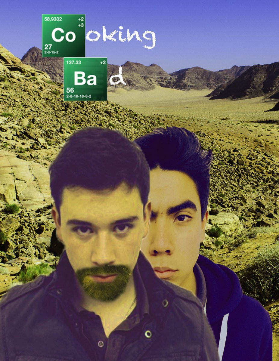 CookingBad's tweet image. Official Poster Ft. Walther White and Aquiles Castro