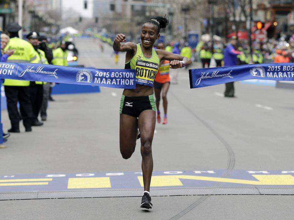 nationalpost's tweet photo. Caroline Rotich, Lelisa Desisa win women’s, men’s races at #BostonMarathon http://t.co/iIKH9WAJIg via @npsport http://t.co/wdehcZv9Ou