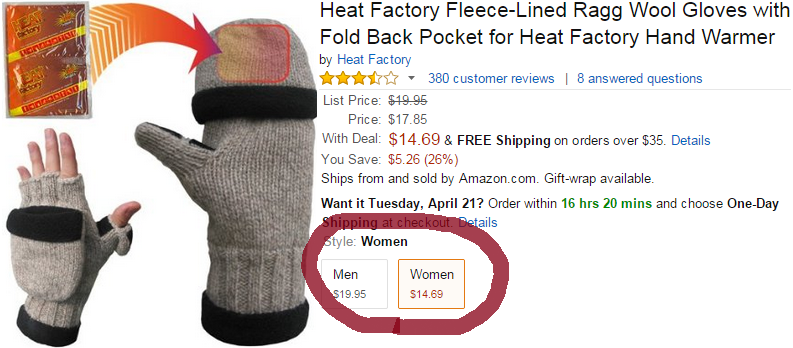 olga_lavrova's tweet photo. Ladies, ever feel women's clothes cost more than men's? Found this. Guess it's a start?or exception to prove the rule http://t.co/yvSdjJwwFn