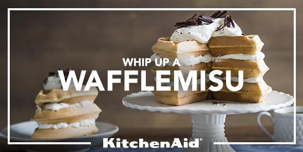 KitchenAidUSA's tweet photo. Get creative with this cake & waffle combo from @loveandoliveoil on our blog: http://t.co/PXZILhIRnF #moretomake http://t.co/IhtRqxN1tw