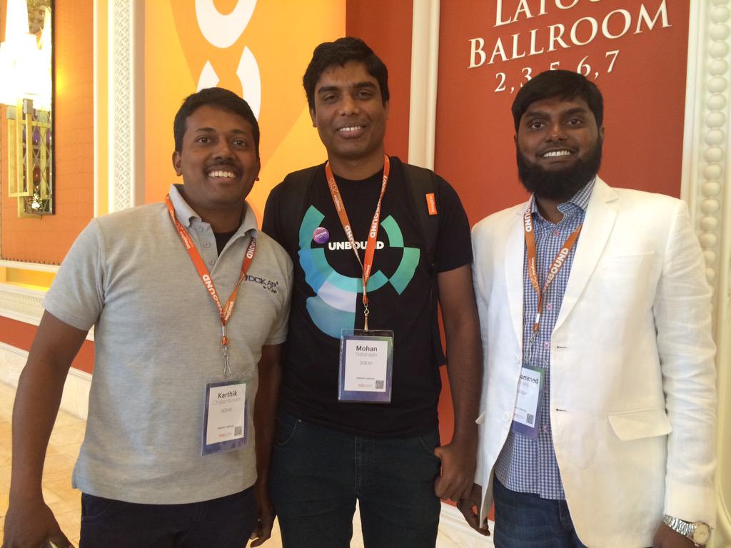 DCKAP: @DCKAP team ready for @magento 2 deep drive  #ImagineCommerce #MagentoU http://t.co/h3E91dgIxn