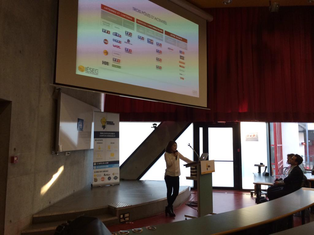 AEIL_IESEG's tweet photo. On commence la #CartelConf de @celineparsoo @TF1 ! http://t.co/h5qGH8eI2f