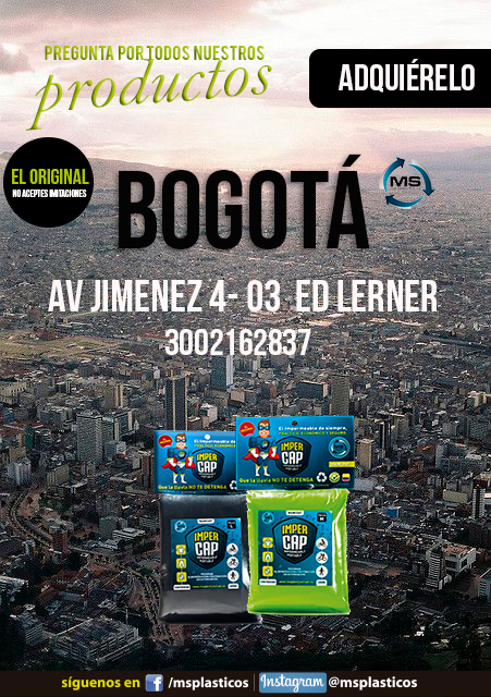 ms_plasticos's tweet photo. Encuentra nuestro producto en la ciudad de Bogotá !

Ms Plasticos ¡Que la lluvia no te detenga! #IMPERCAP #IMPERGABÁN http://t.co/DCdZ2B1QMs