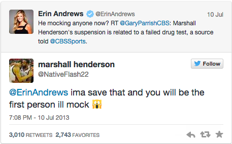 SBNation's tweet photo. 2 years later, Marshall Henderson got his revenge for this little exchange: http://t.co/4ARN1tM01S http://t.co/sLDFOVYxNs