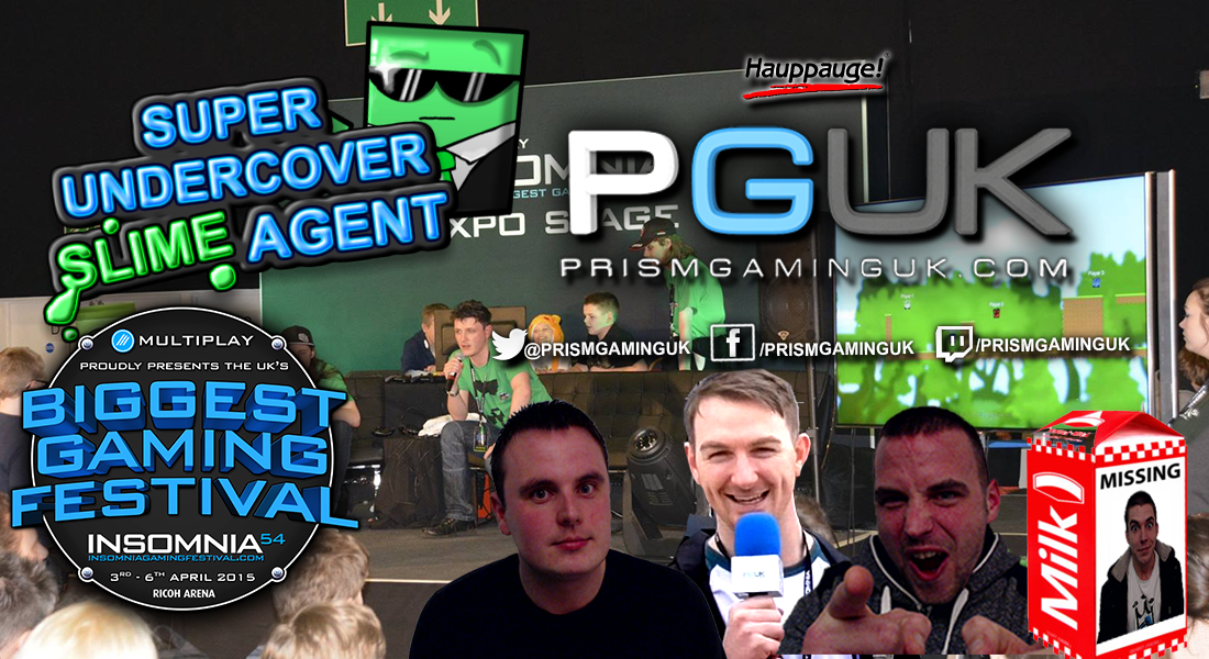 PrismGamingUK's tweet photo. NEW #Insomnia54 interview with @Wingria about a cool game @SlimeUndercover http://t.co/MOdYhVtbiX ๐๐ฎ #Gaming #Charity http://t.co/yZlxFKBcFJ