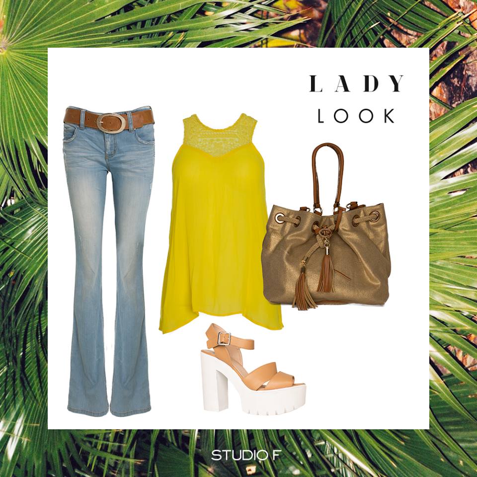 StudioFCostaRic's tweet image. #LookStudioF #SpringSummer2015 #StudioFCostaRica
Ref: 
Zapatos: S340241
Blusa: S220590
Bolso: S400214
Denim:S132725