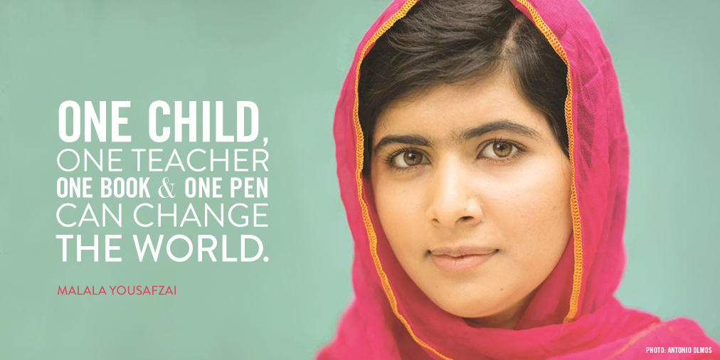 SmartyPantsWear's tweet photo. When SmartyPants Wear needs some Monday inspiration, we look to Malala. #changemakers #education http://t.co/4ECfJ5eVE2