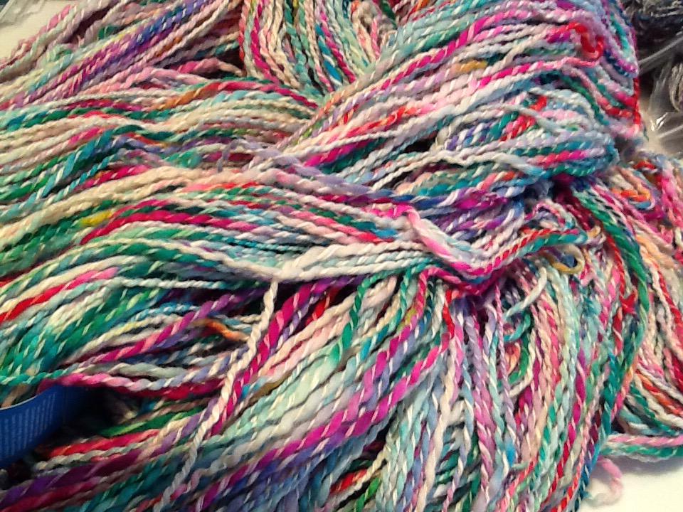 quarter_stitch's tweet photo. Prism yarn from @ColinetteYarns ... Too pretty for words! #yarn #wewantitall http://t.co/EYZo0DzyWL
