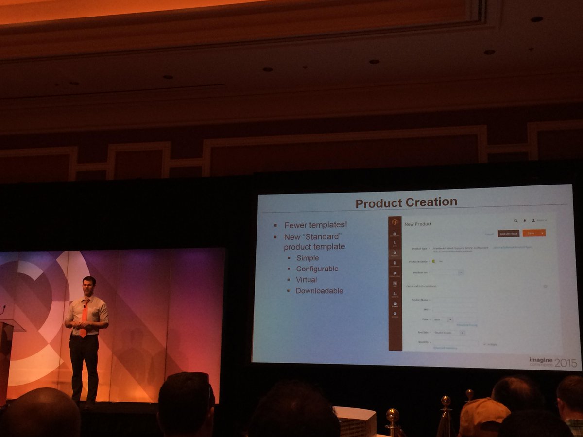 antoinekociuba: #Magento 2 Deep Dive Session - Nouveautés de l'admin - Optimized Product Creation - #ImagineCommerce @AgenceSOON http://t.co/1G0q2Eg19V