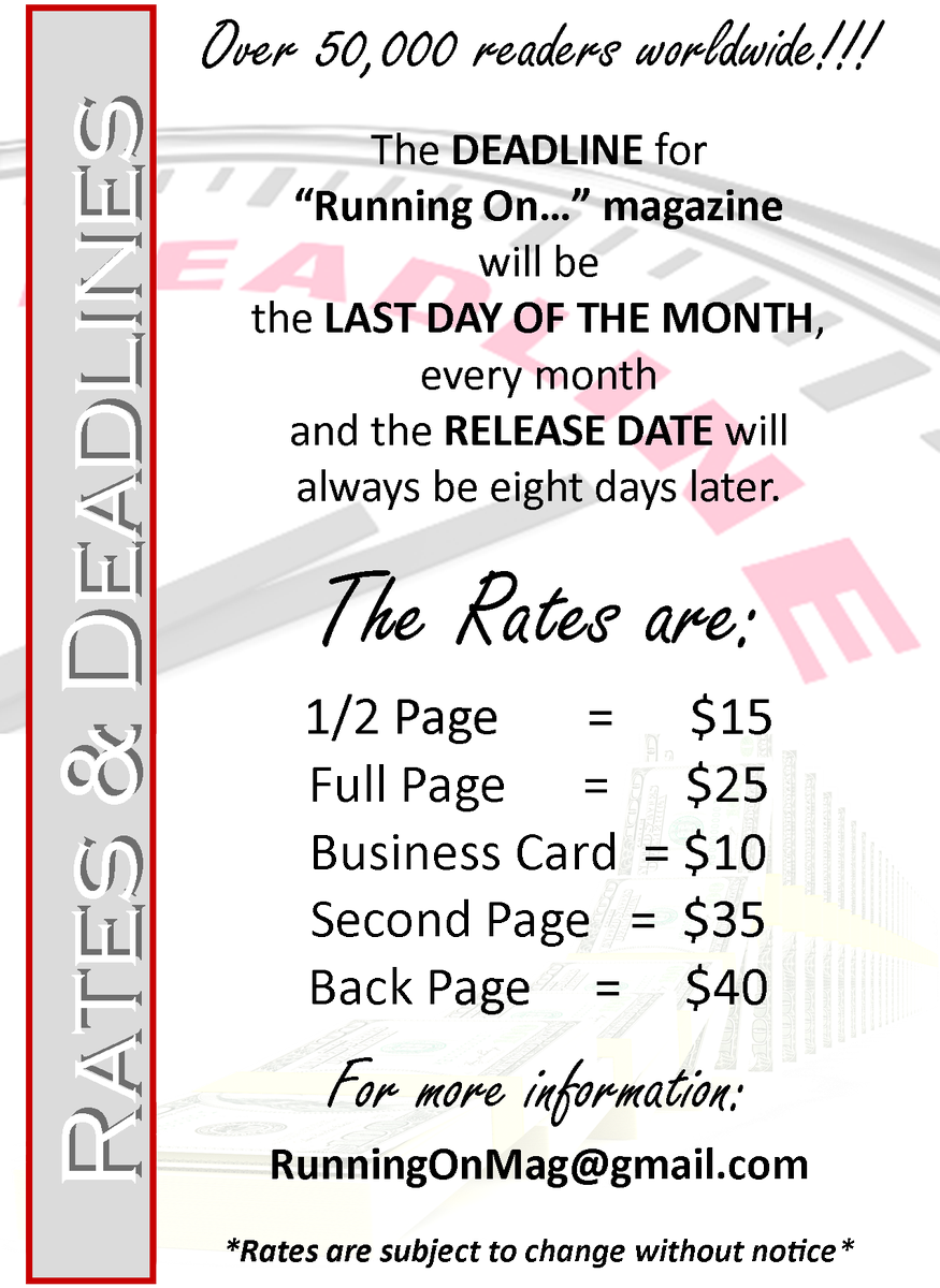 RunningOnMag's tweet photo. [AD] "Rates &amp; Deadlines" https://t.co/BuZ9CcaE8J #DailyTweet #facebook #instagram #blog https://t.co/y7oQTdt5MM