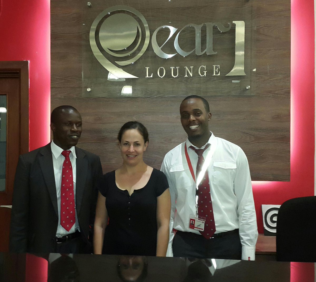 PearlLoungeKGL's tweet photo. @PearlLoungeKGL staff Alain and Albert welcoming our client who won one free entrance via @LivinginKigali http://t.co/31KbkpYScy