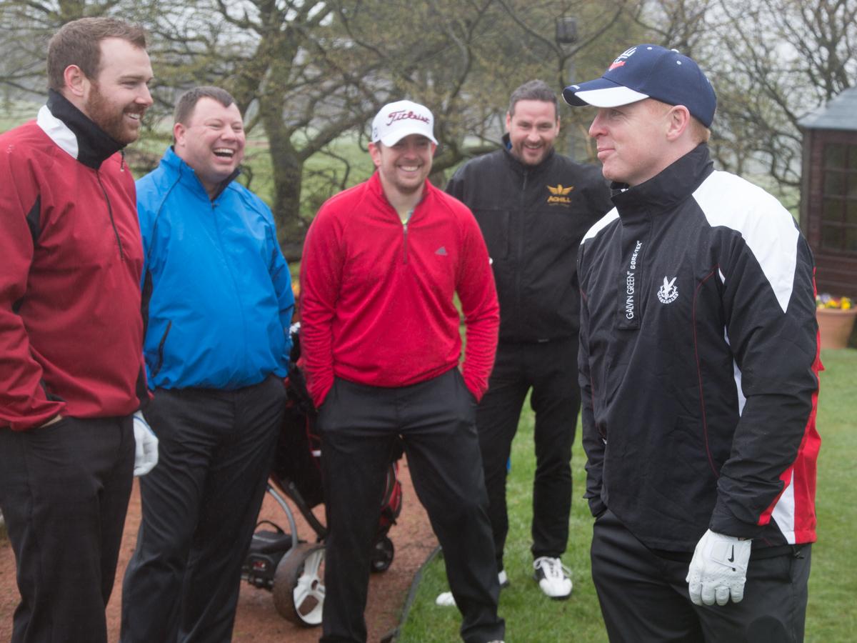 OfficialBWFC's tweet photo. Neil Lennon hosts #BWFC's commercial partners at special golf event at @BoltonGolfClub: http://t.co/3QmAFcRFir http://t.co/YkFLoJ0piC
