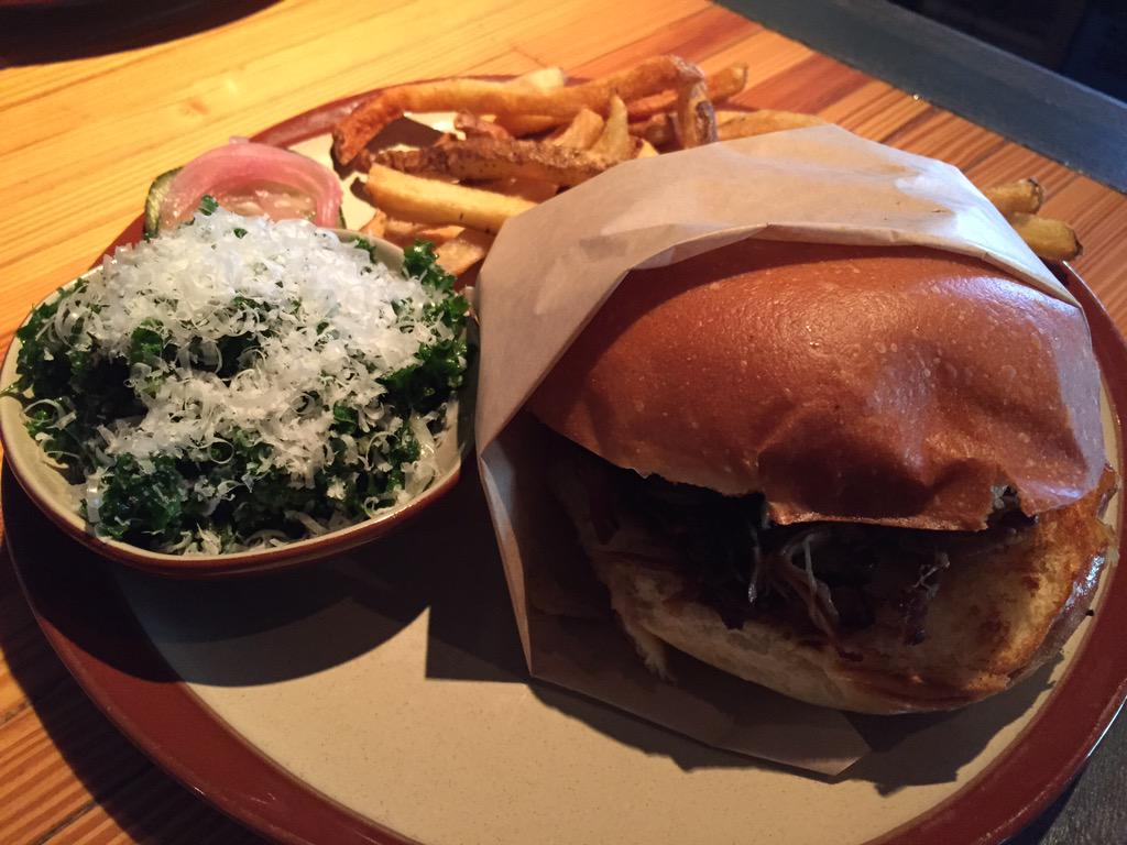 froyomama's tweet photo. Brown Bag Lunch @CharBarKC. This picture doesn't do it justice. #KC #foodie #BBQ http://t.co/boCeCmnMHd