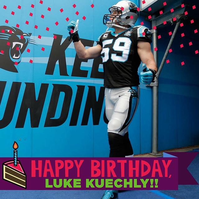 Double-tap to wish Luke Kuechly a Happy Birthday! by nfl  